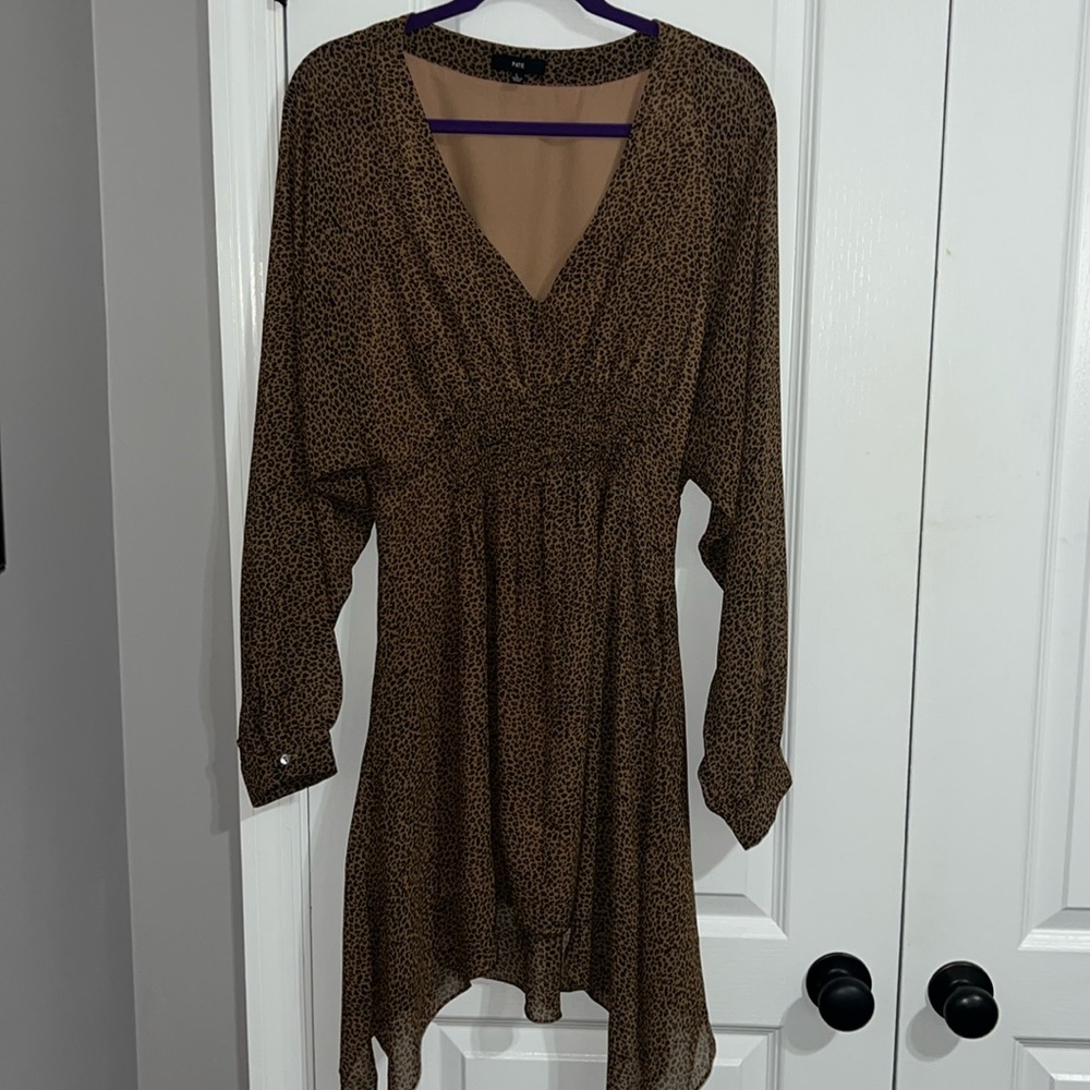 Cheeta print dress